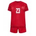 Danska Pierre-Emile Hojbjerg #23 Domaci Dres za Dječji SP 2022 Kratak Rukavima (+ kratke hlače)
